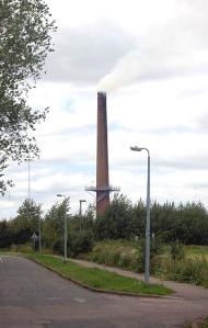 Stewartby brick chimney September 2007